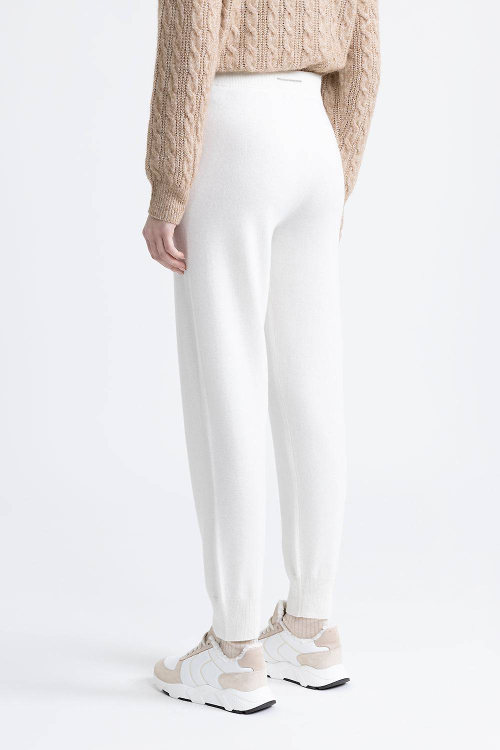 Peserico Pantalone jogger in lana, seta e cashmere Acquista Ora