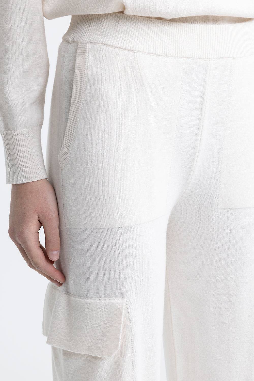 Peserico Pantalone baggy cargo in lana, seta e cashmere Consegna Veloce