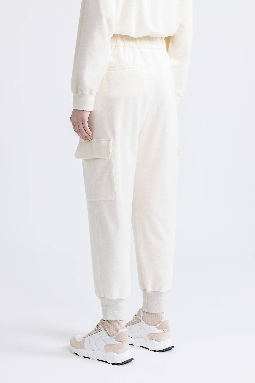 Peserico Pantalone jogger cargo in jersey di cotone Promozione Limitata
