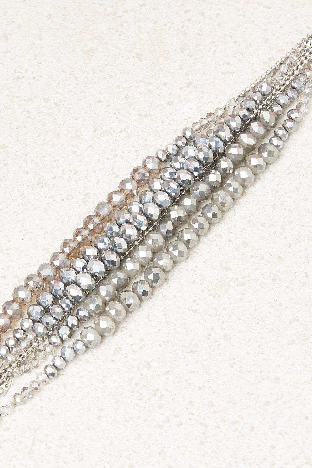 Peserico Collana cravattino con demi-cristalli e Punto Luce In Vendita