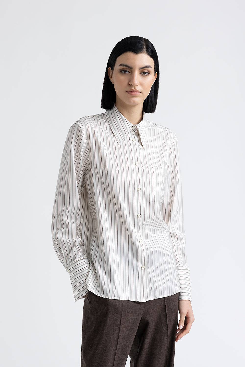 Peserico Camicia in pura seta Italia