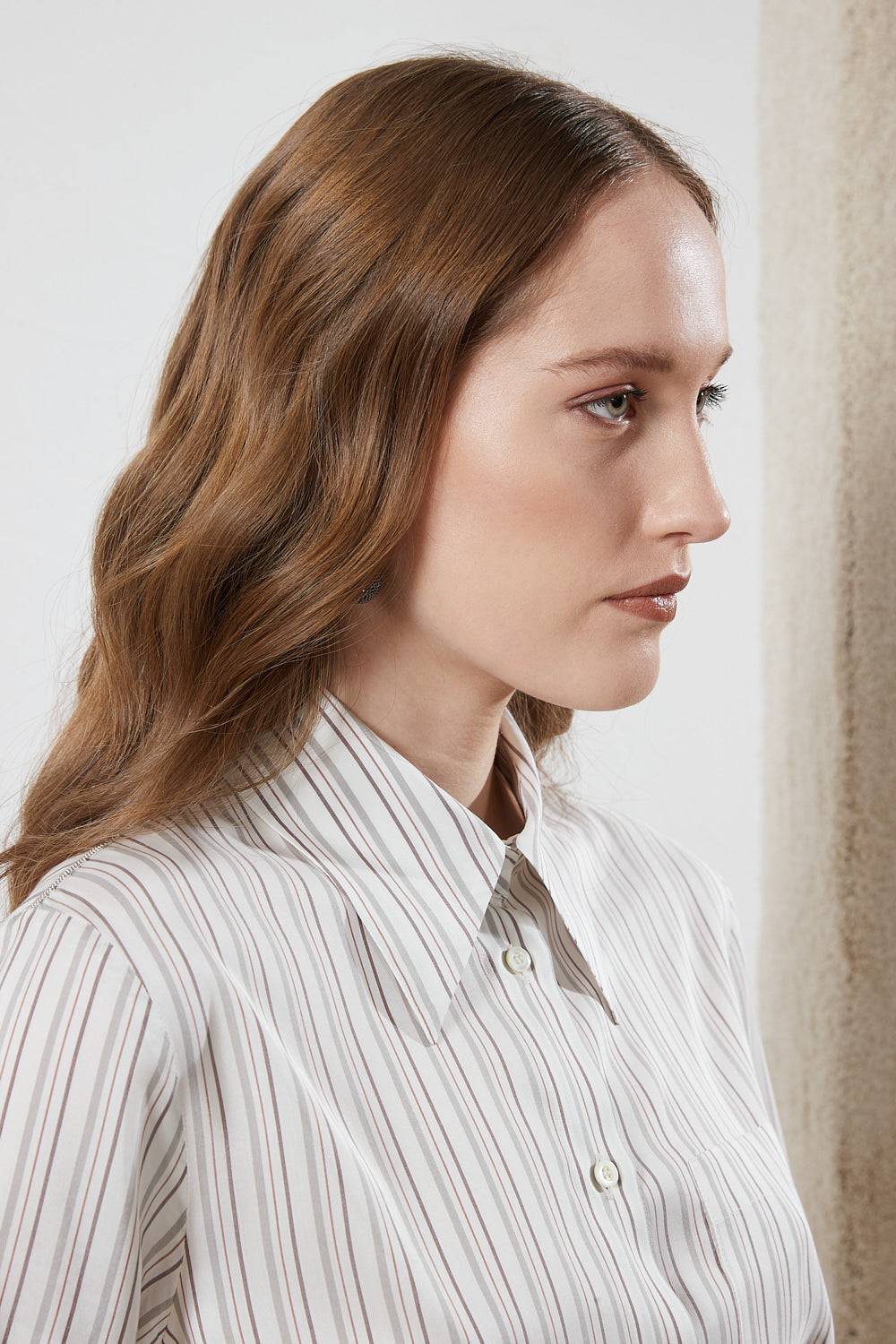 Peserico Camicia in pura seta Italia