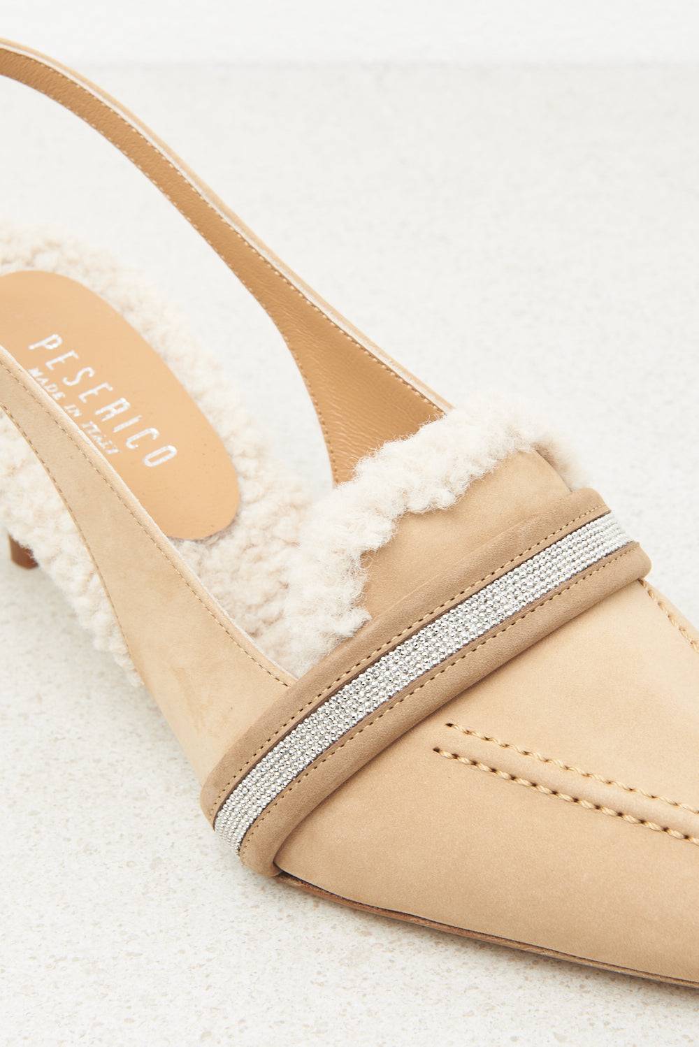 Peserico Décolleté slingback flat Saldi