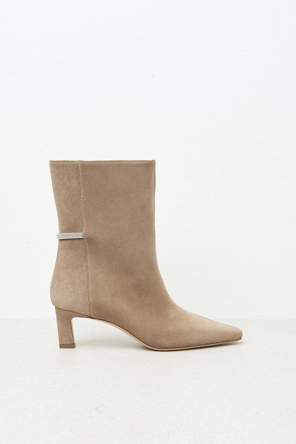 Peserico Ankle boot in vera pelle scamosciata Hotsell