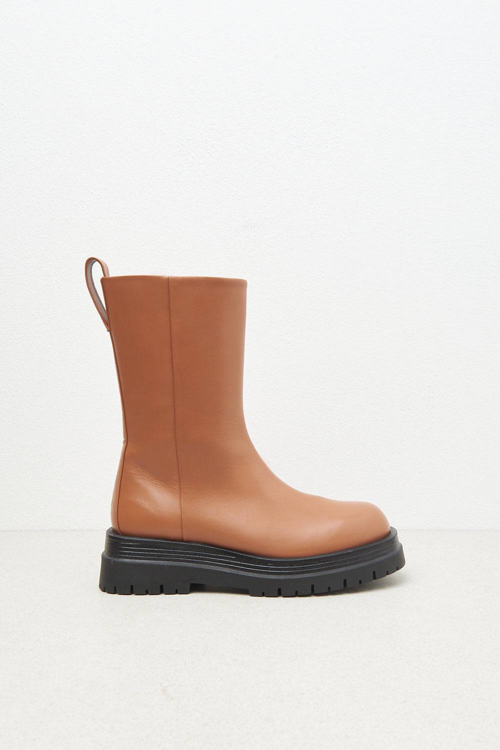 Peserico Stivali platform in pelle Italia