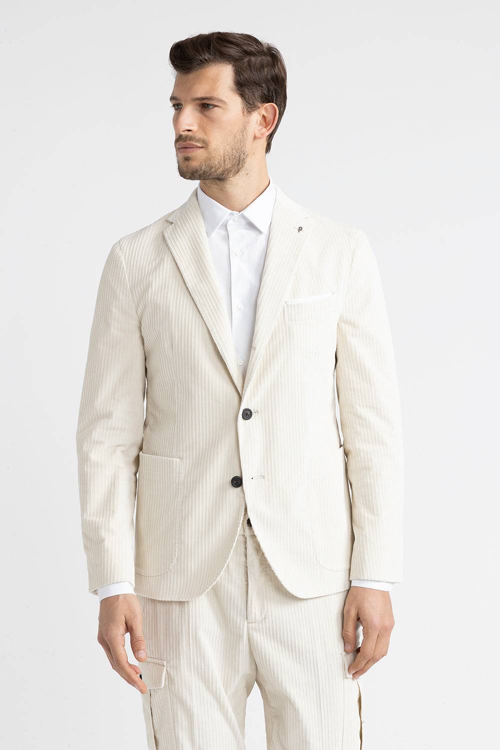 Peserico Blazer monopetto in velluto a costa francese Nuovo