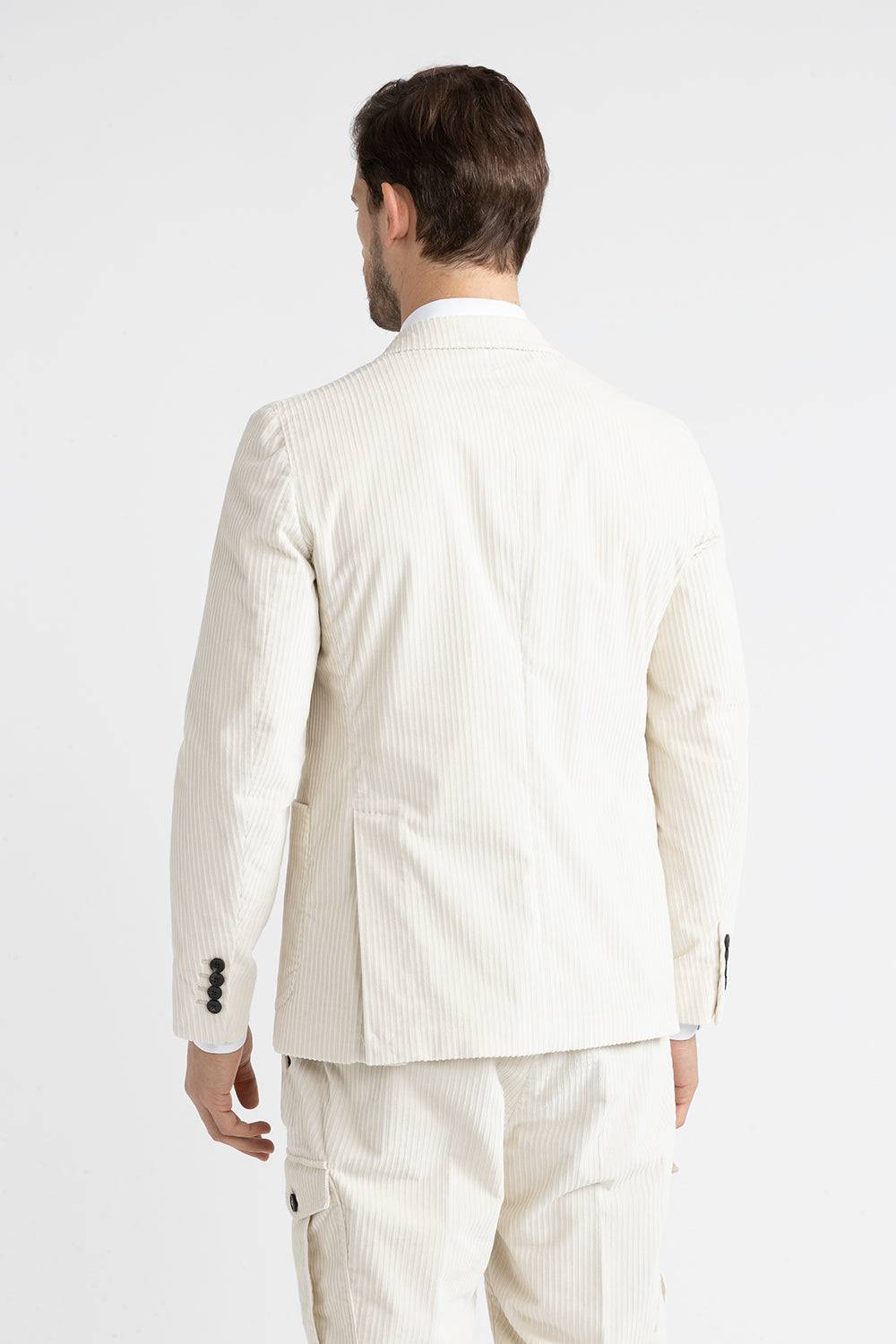 Peserico Blazer monopetto in velluto a costa francese Nuovo