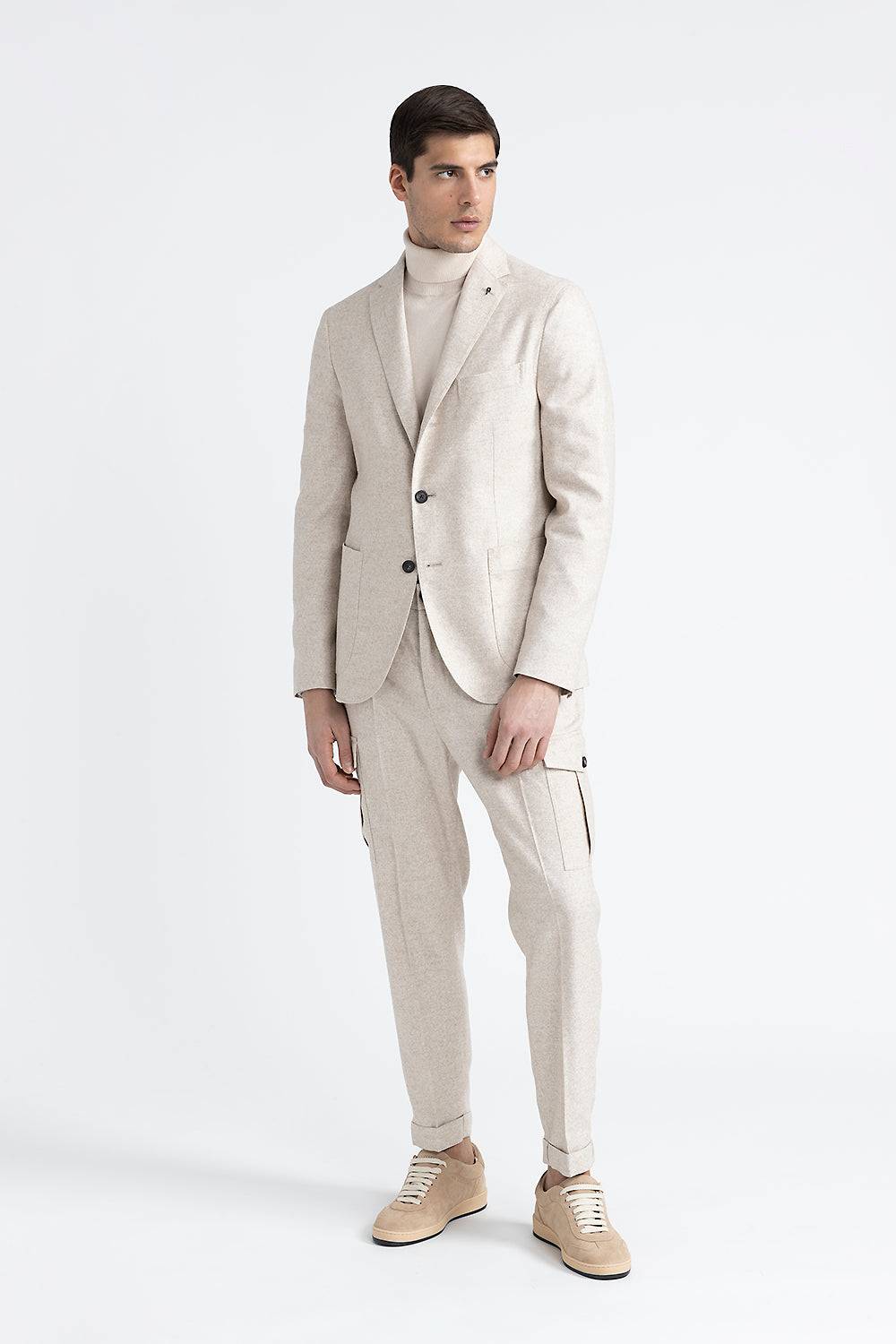 Peserico Blazer monopetto in tweed di lana, seta e cashmere Spedizione Gratuita