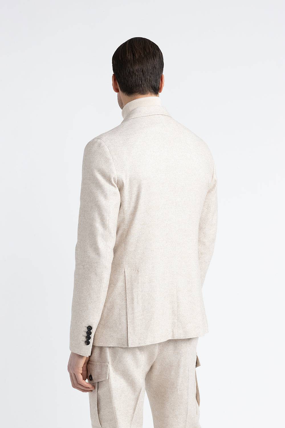 Peserico Blazer monopetto in tweed di lana, seta e cashmere Spedizione Gratuita