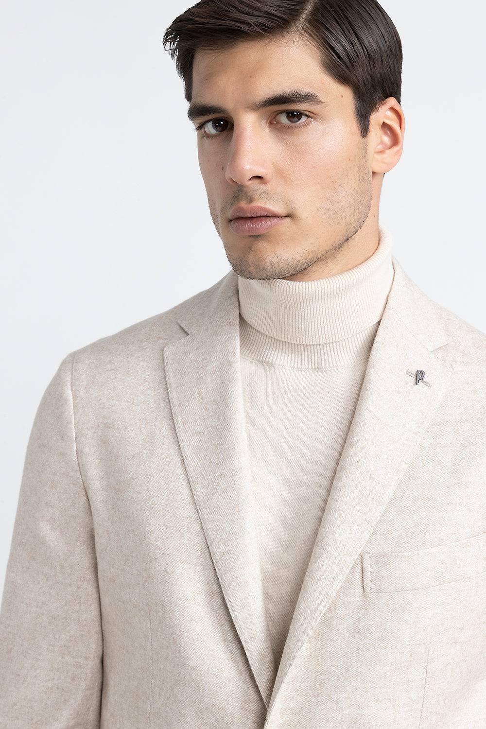 Peserico Blazer monopetto in tweed di lana, seta e cashmere Spedizione Gratuita