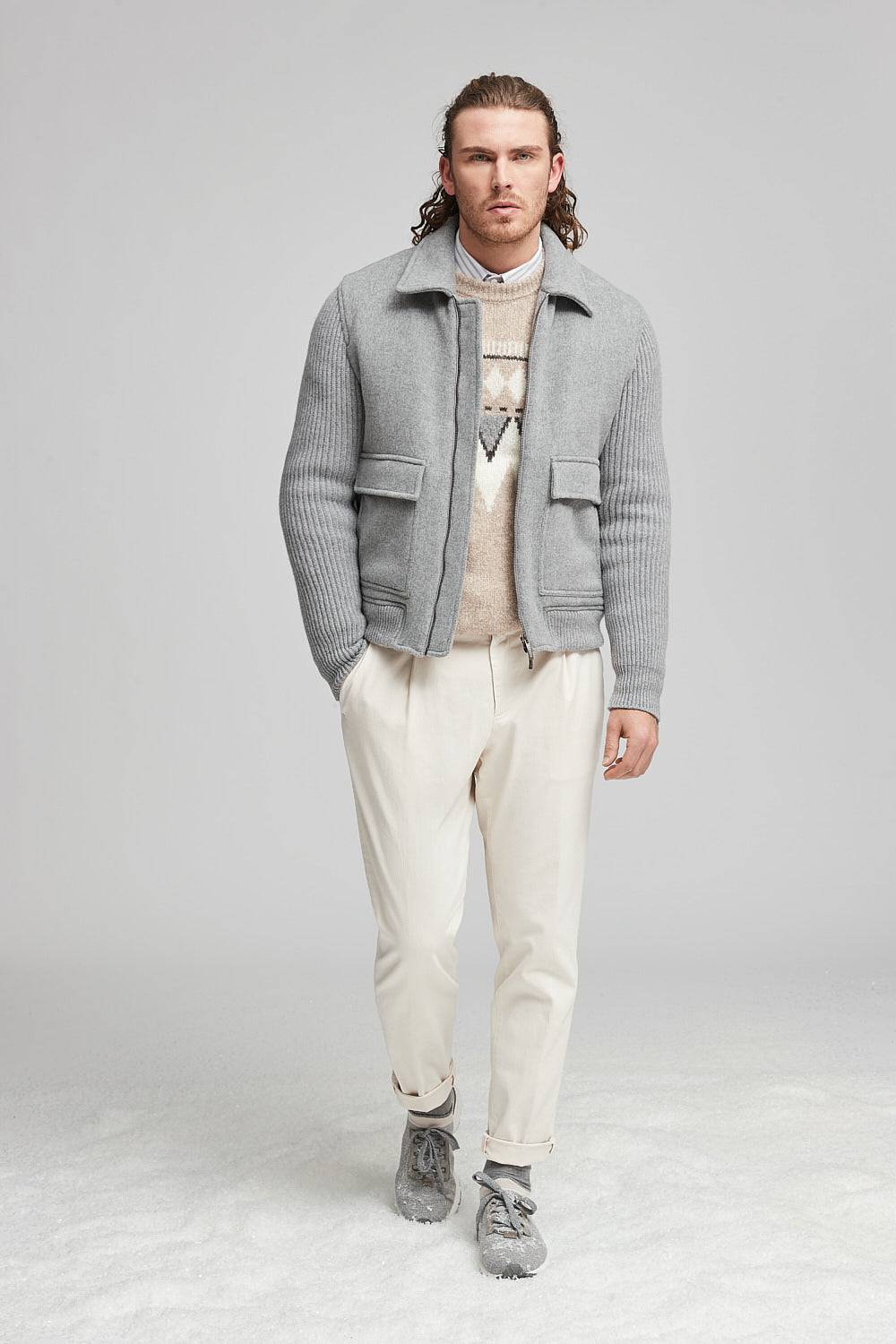 Peserico Giubbino in panno double di lana cashmere Fino Al -60%