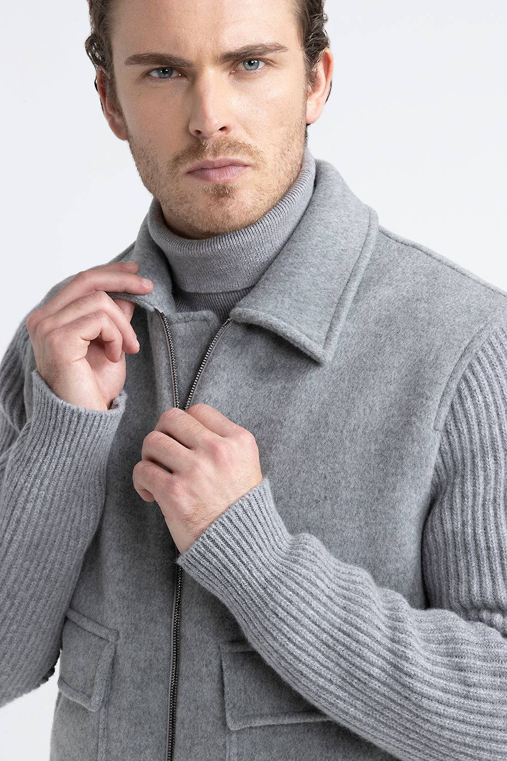 Peserico Giubbino in panno double di lana cashmere Fino Al -60%