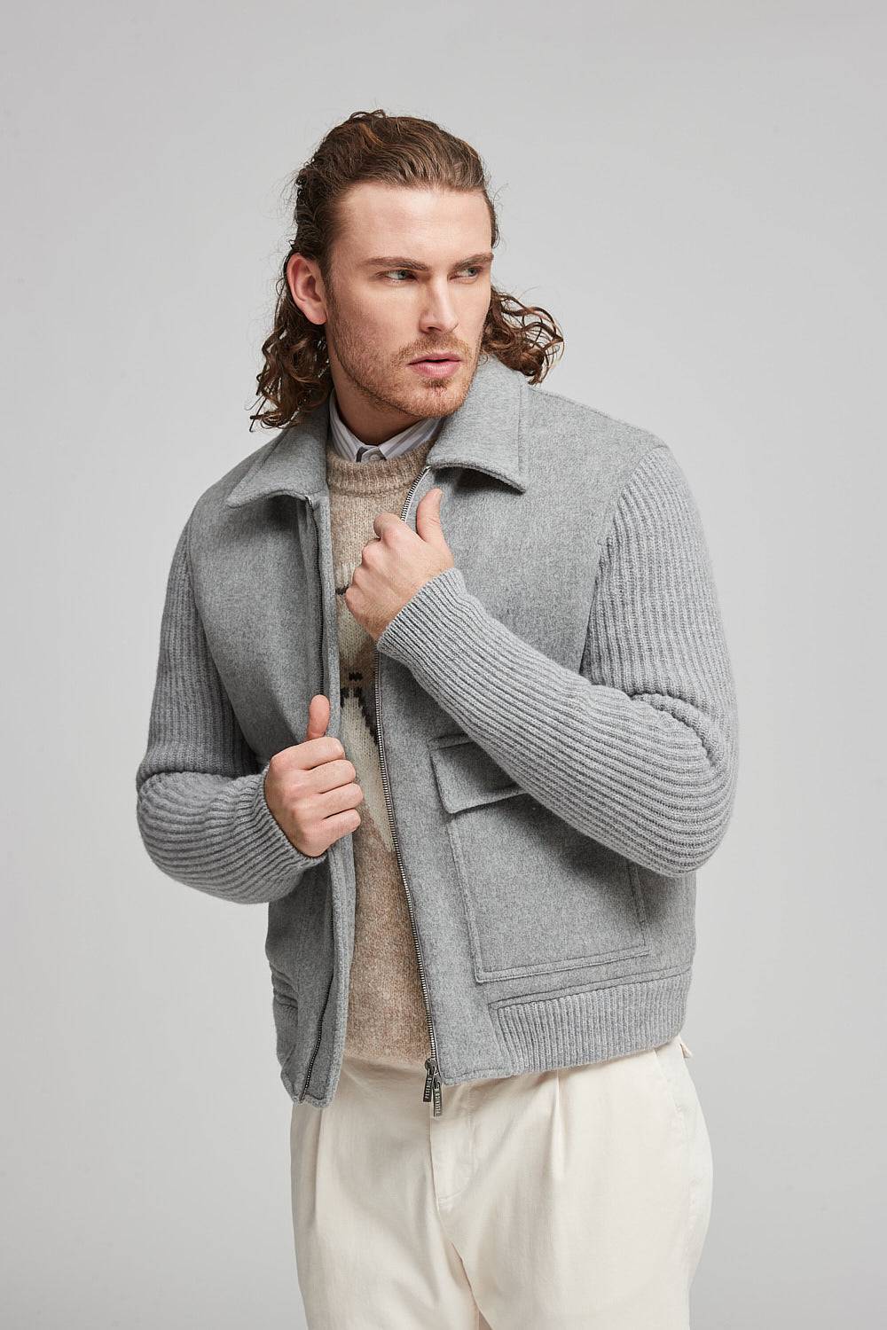 Peserico Giubbino in panno double di lana cashmere Fino Al -60%