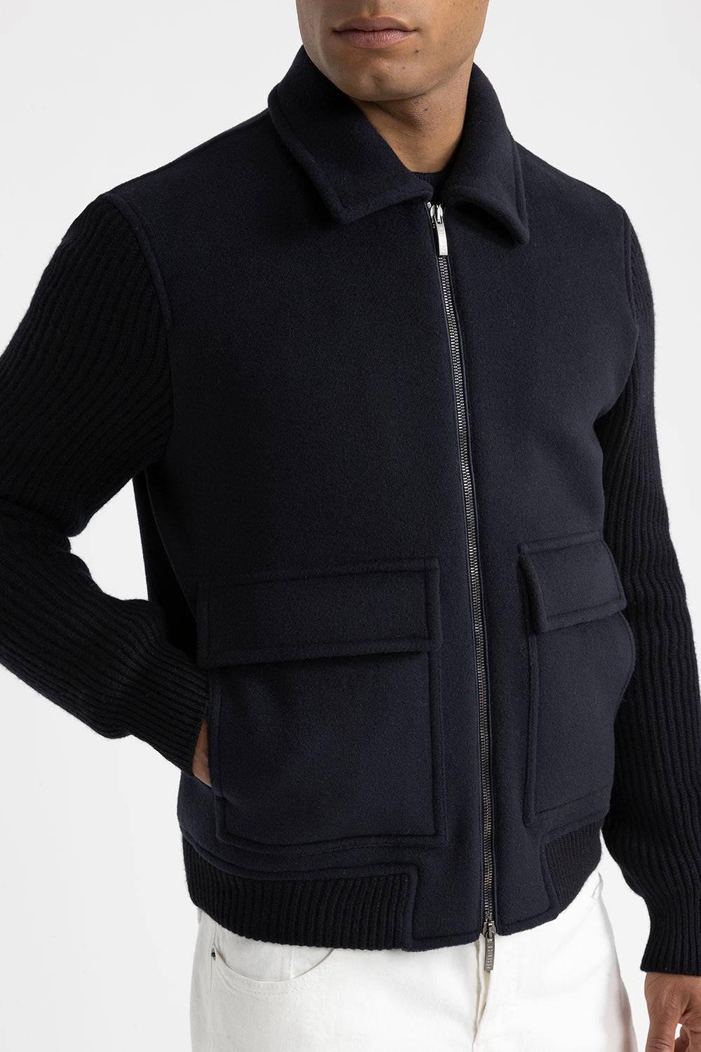 Peserico Giubbino in panno double di lana cashmere Sconto