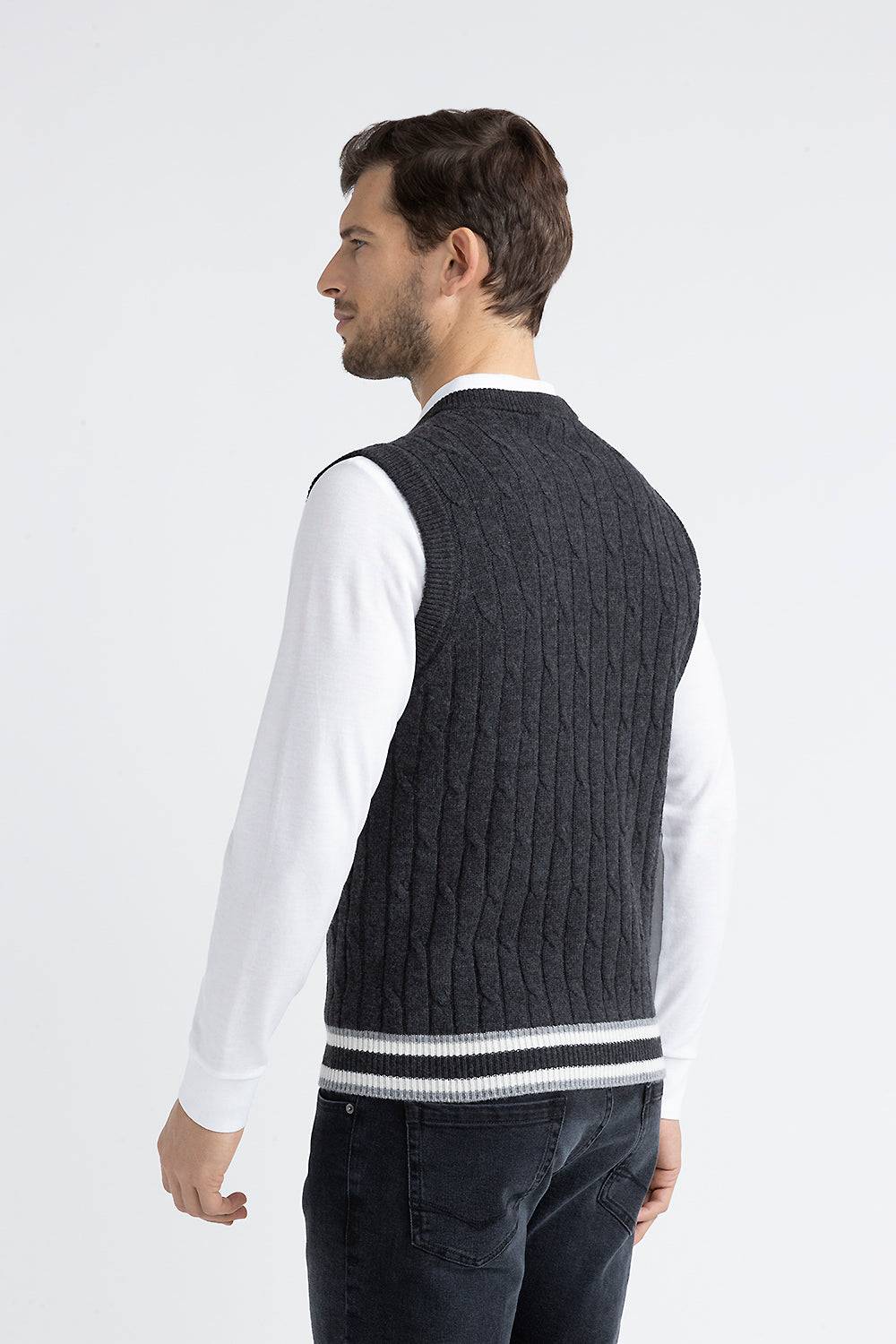 Peserico Gilet in lana merinos extrafine e cashmere Black Friday Prezzi