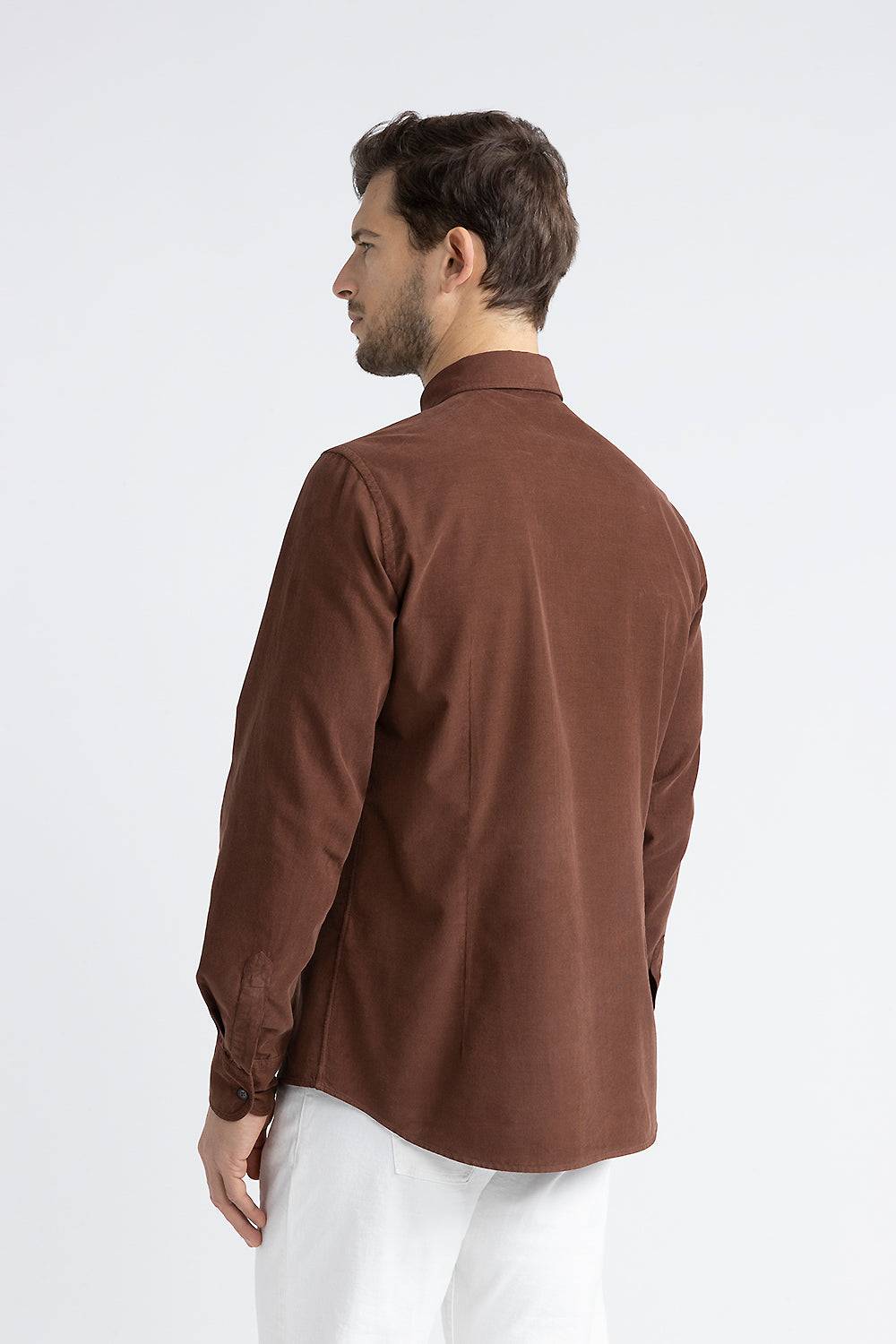 Peserico Camicia in velluto di cotone Offerte