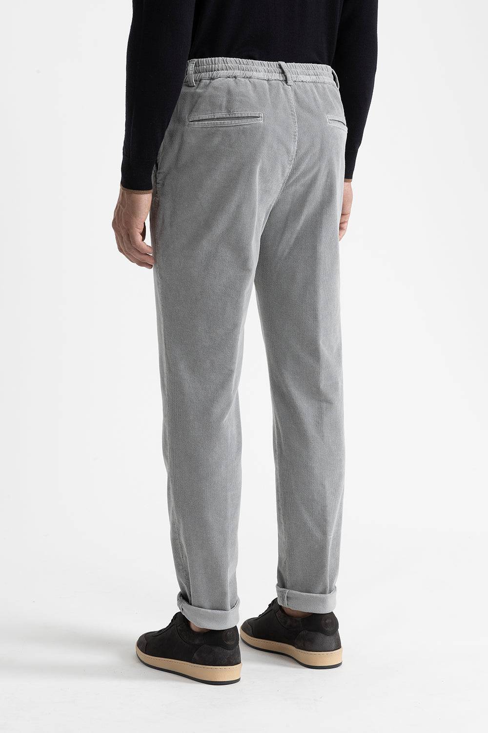 Peserico Pantalone jogger in velluto di cotone Offerta speciale