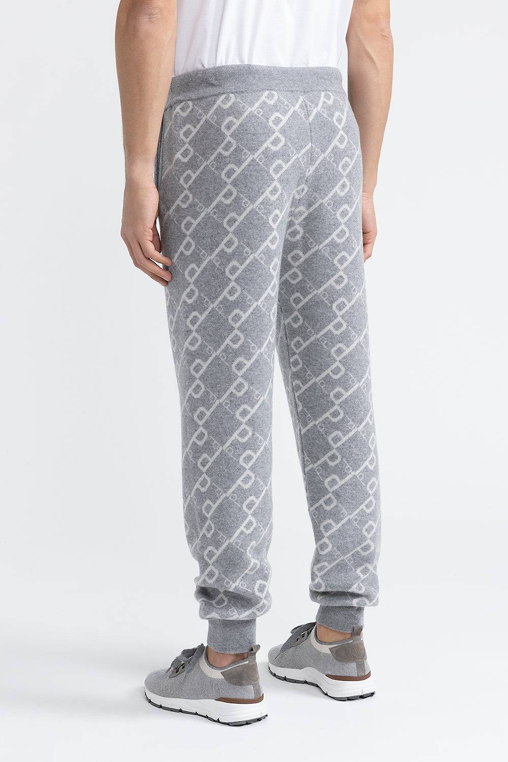 Peserico Pantalone logato in maglia di lana 2025
