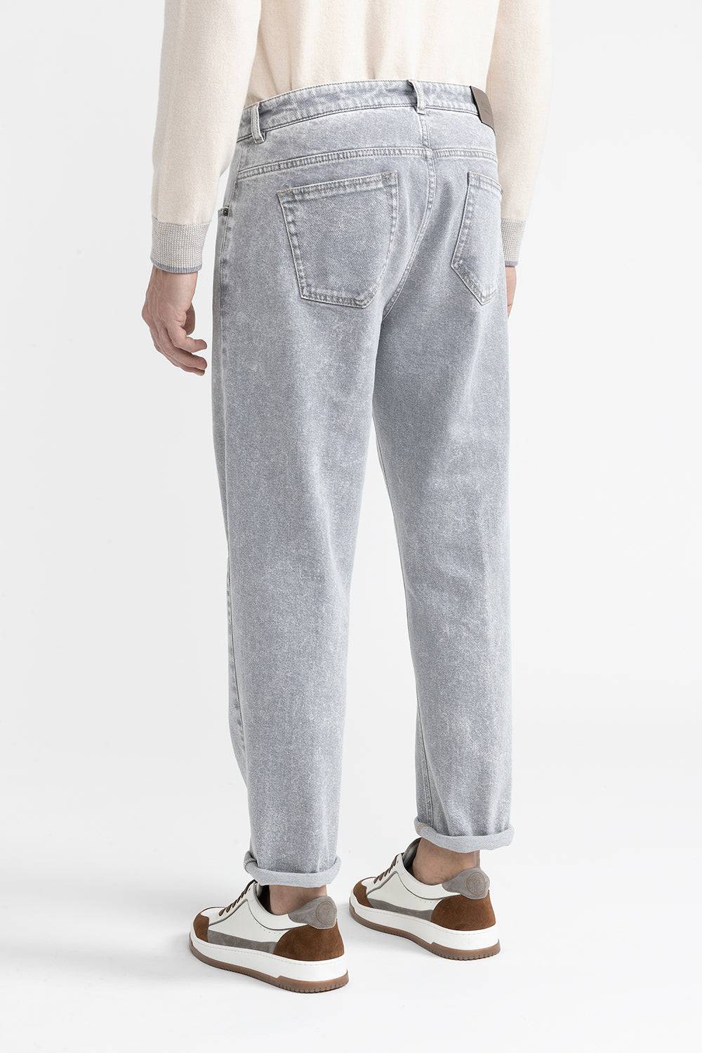 Peserico Pantalone denim in twill di cotone stretch Italy
