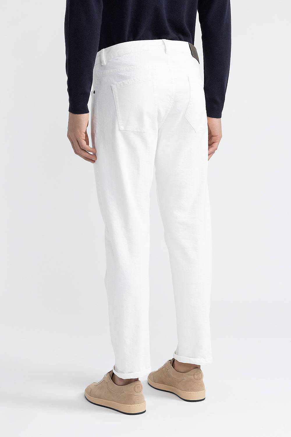 Peserico Pantalone bull denim in twill di cotone stretch Italia