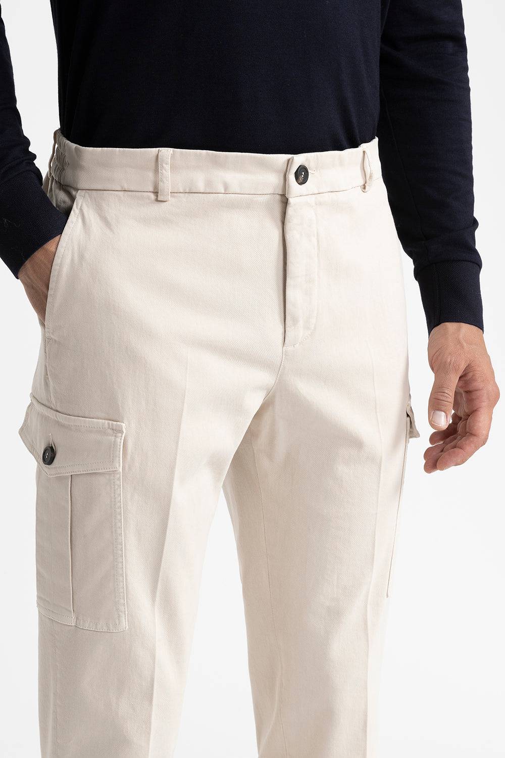 Peserico Pantalone chino tasconato in cotone Vendita