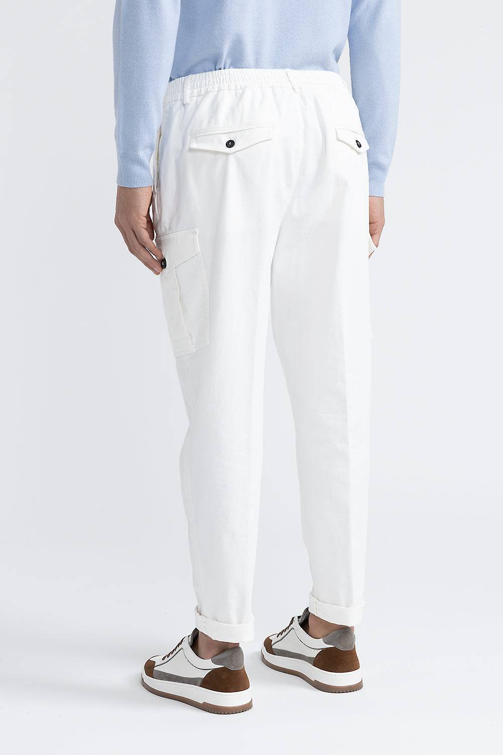 Peserico Pantalone chino tasconato in cotone Promozione