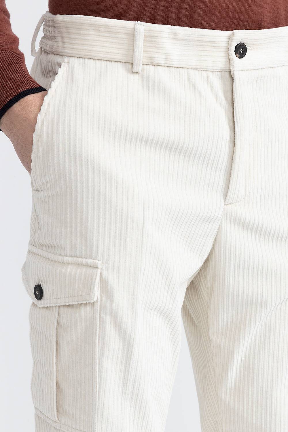 Peserico Pantalone chino in velluto a costa francese Spedizione Gratuita