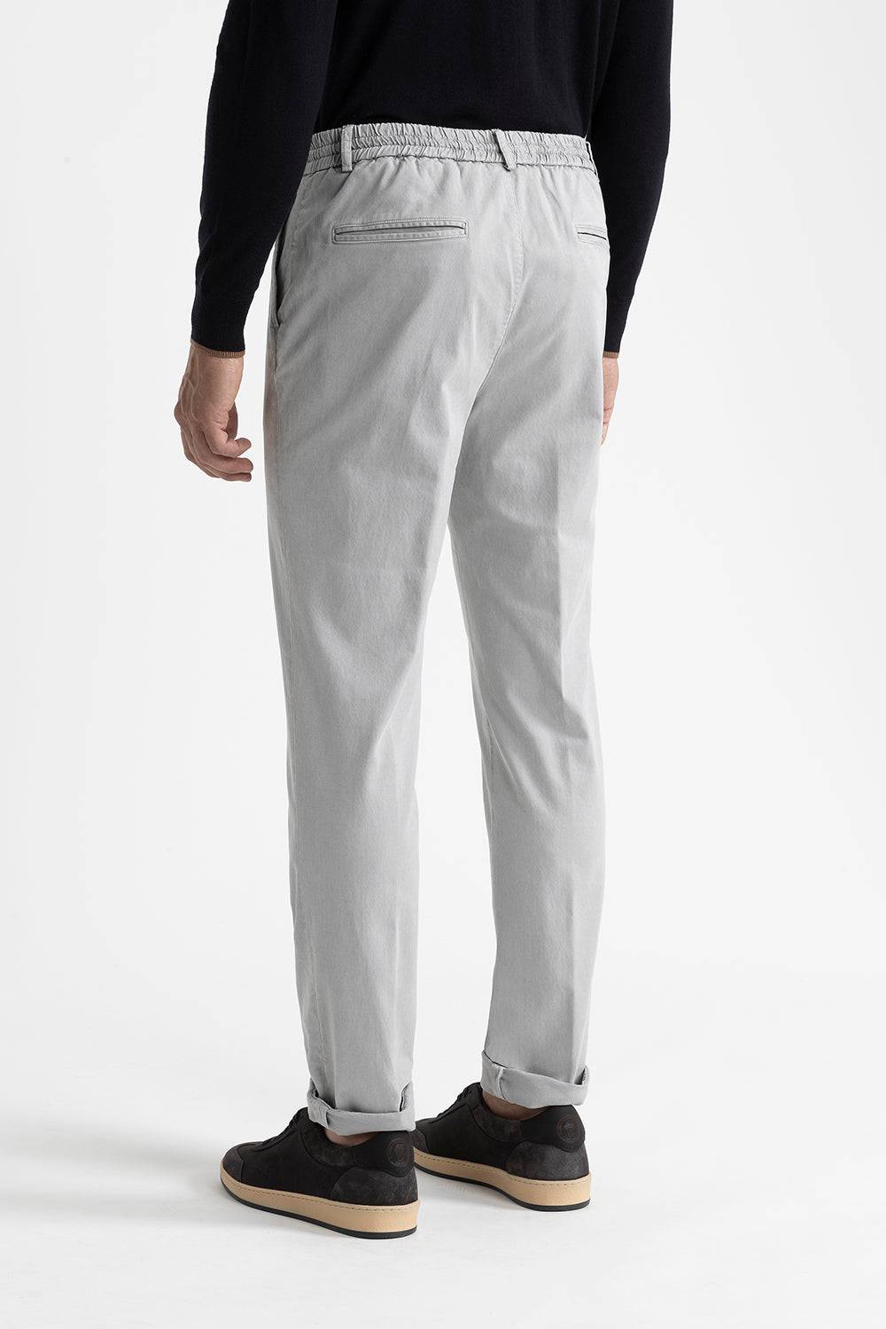 Peserico Pantalone jogger in cotone, seta e tencel Pezzi Unici