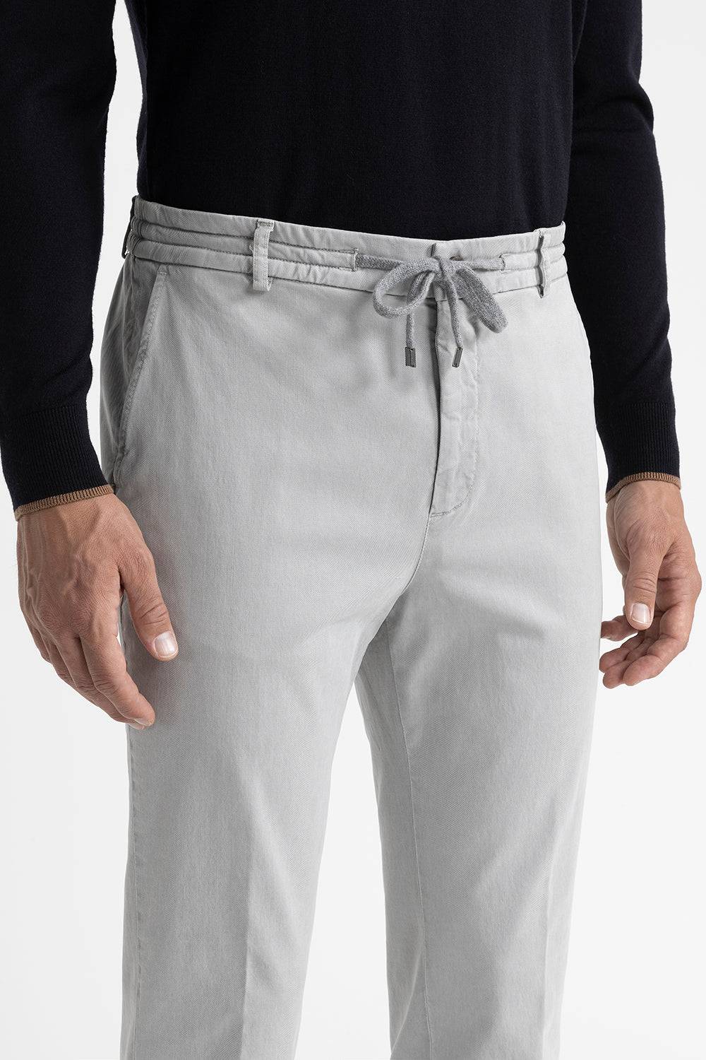Peserico Pantalone jogger in cotone, seta e tencel Pezzi Unici