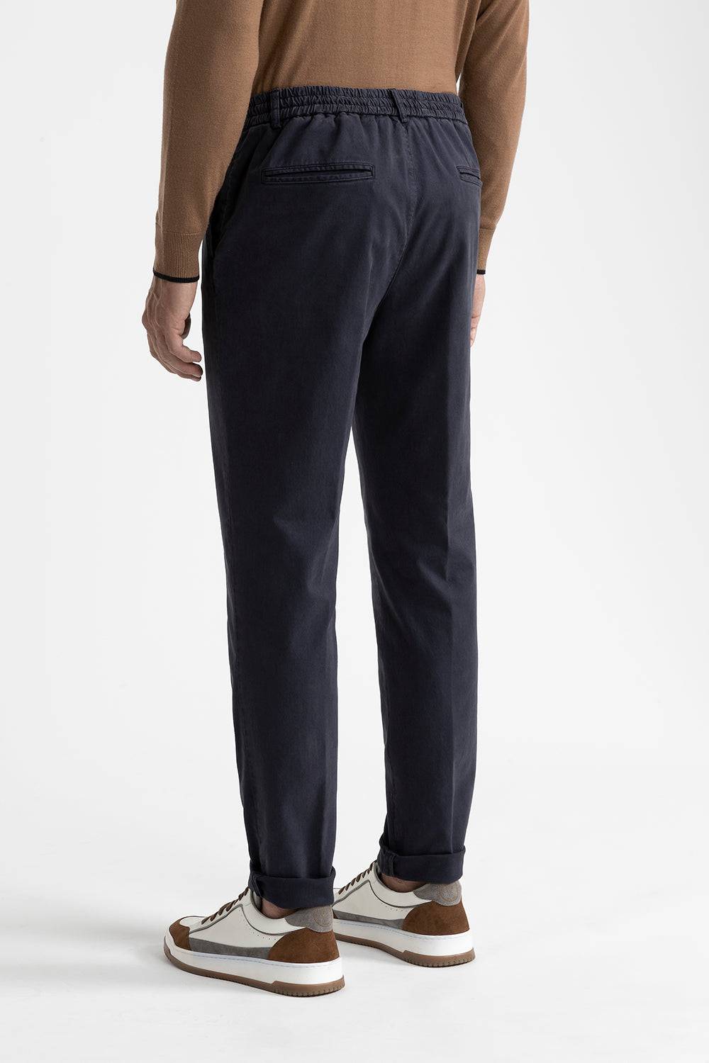 Peserico Pantalone jogger in cotone, seta e tencel Soddisfazione Garantita