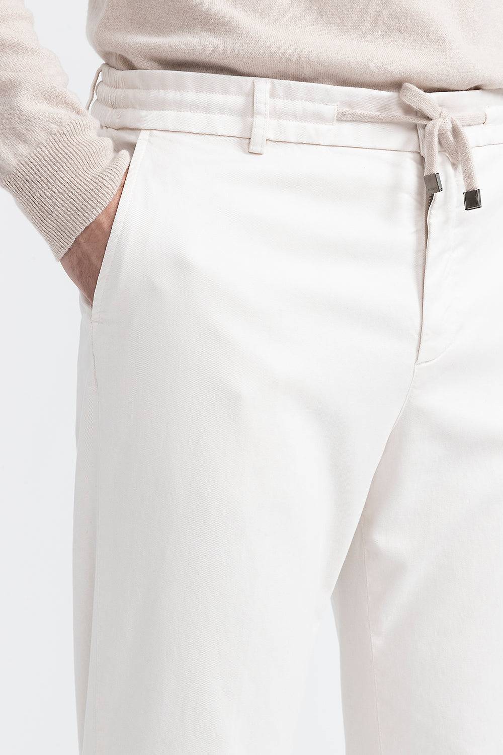 Peserico Pantalone jogger in cotone, seta e tencel Qualità Garantita