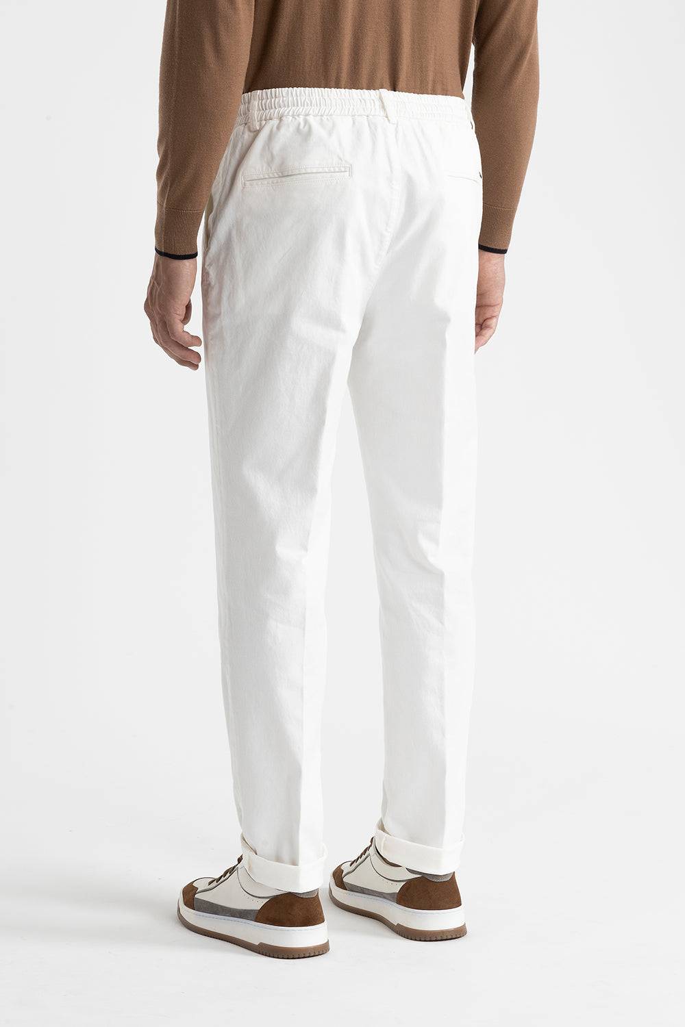Peserico Pantalone jogger in cotone, seta e tencel Negozi Online
