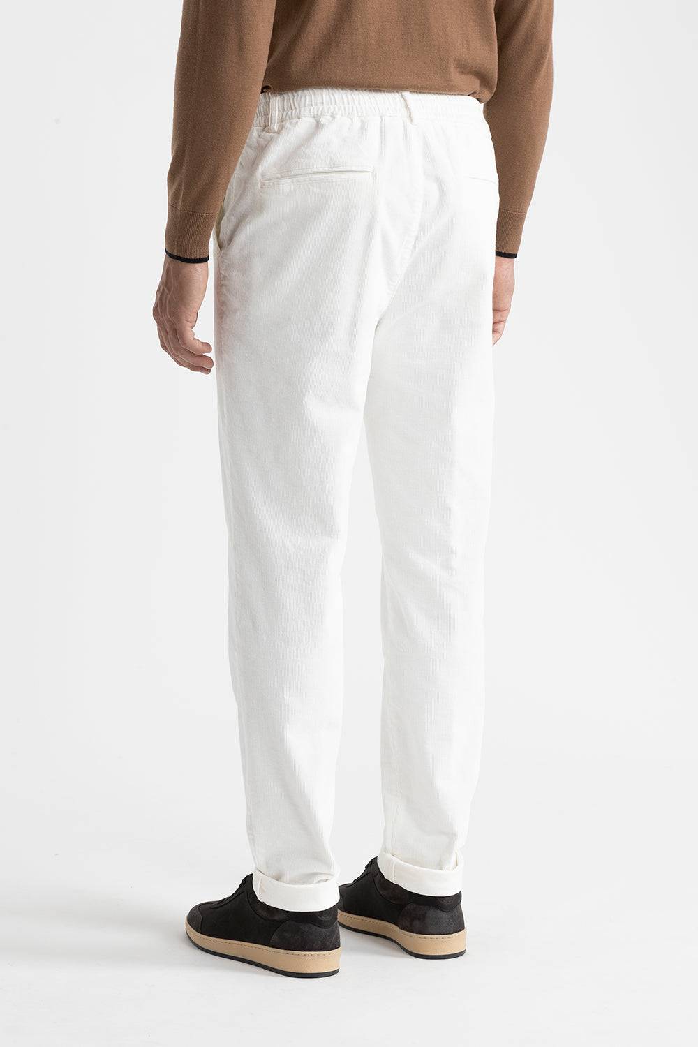 Peserico Pantalone jogger in velluto di cotone Smaltimento dello stoccaggio