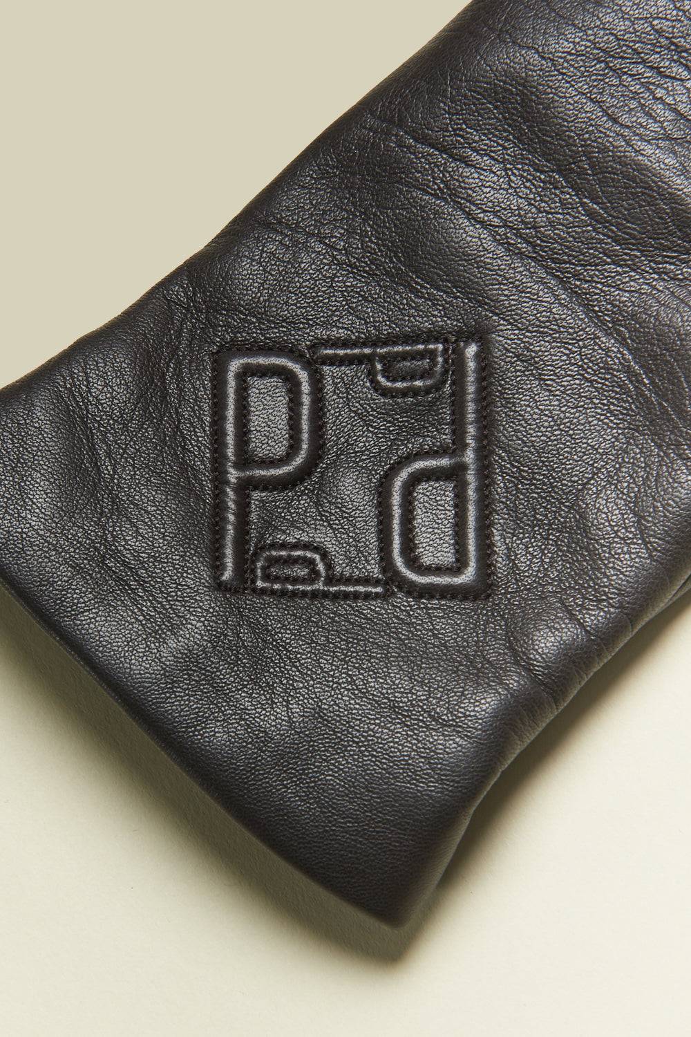 Peserico Guanti in vera pelle ricamati e cashmere Promozione Limitata