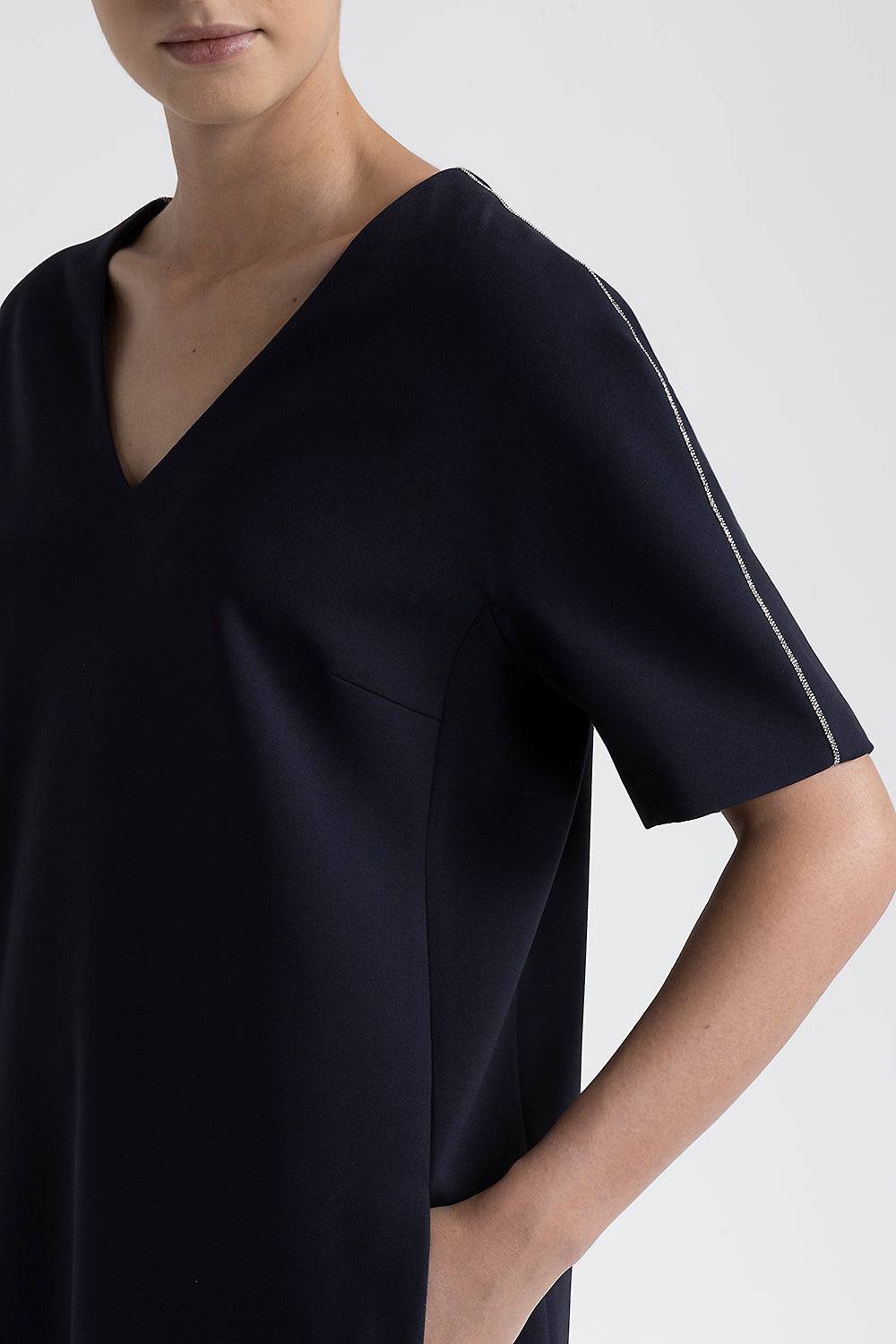 Peserico Abito midi con scollo a V Hotsell