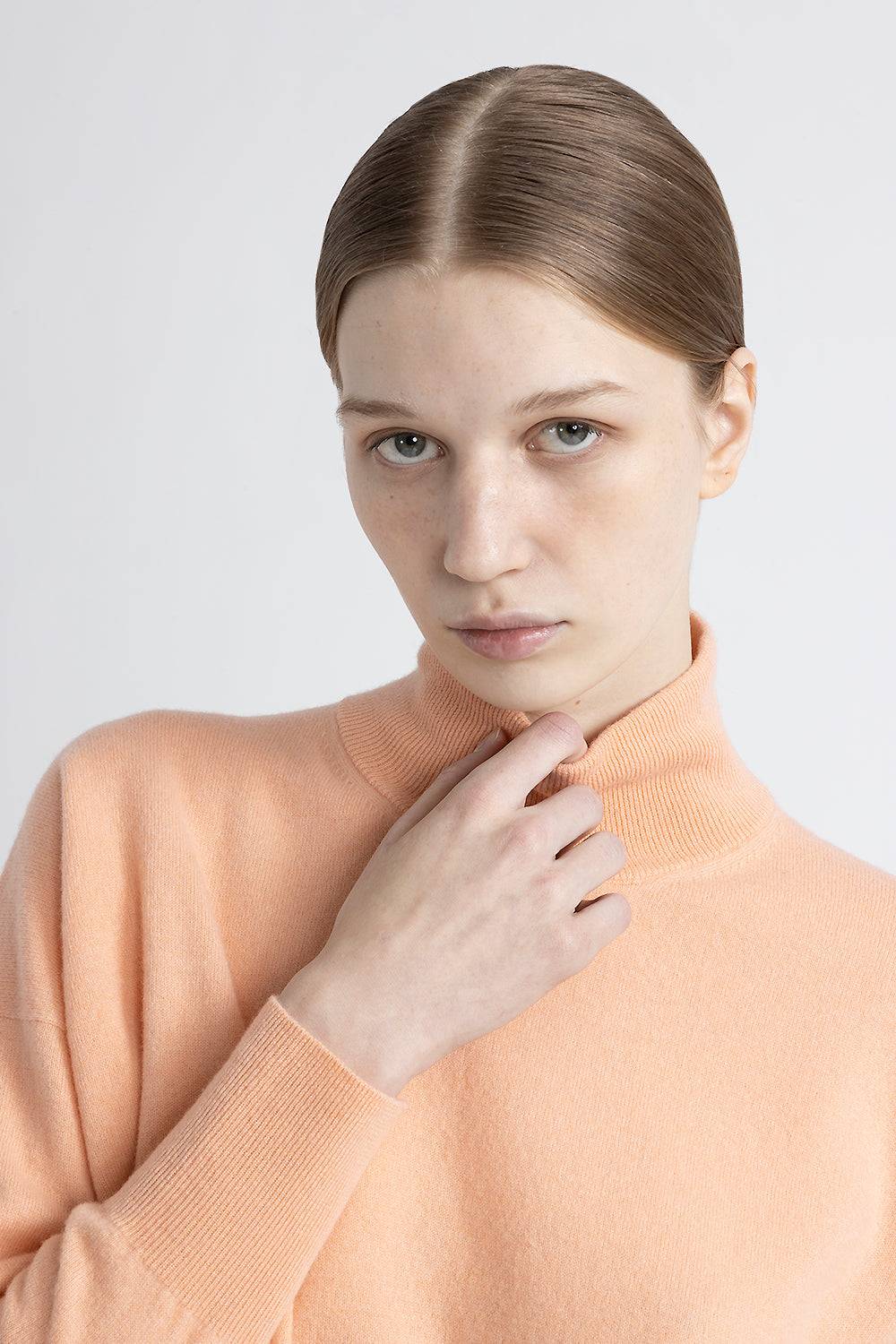 Peserico Maglia collo alto in lana e cashmere Moda