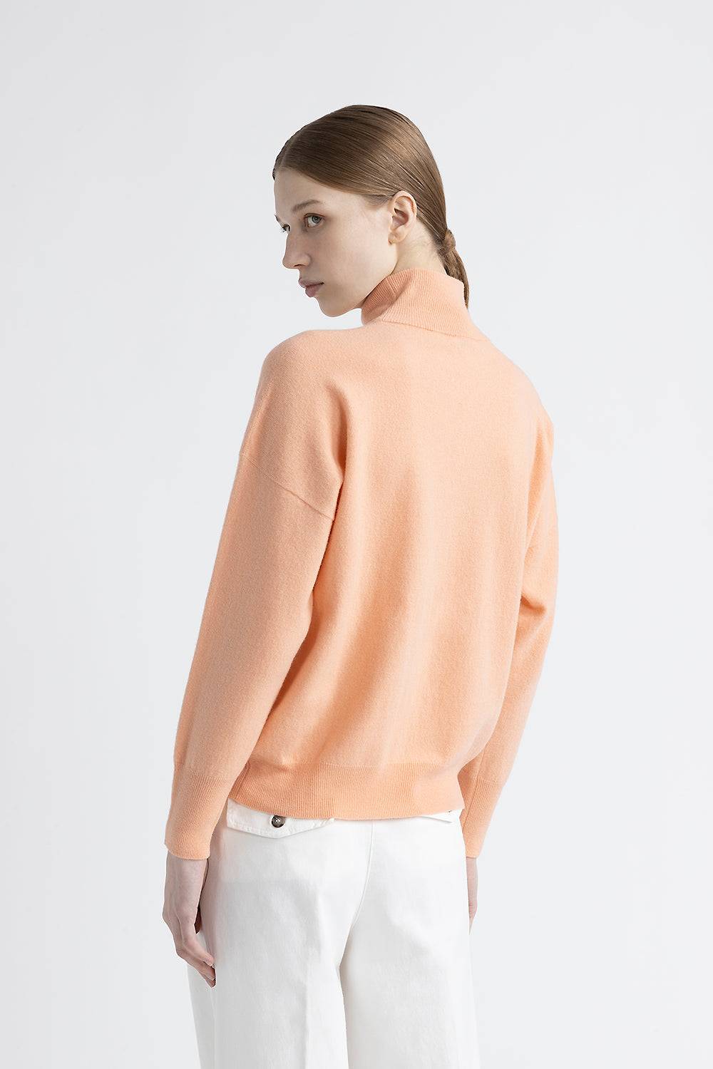 Peserico Maglia collo alto in lana e cashmere Moda