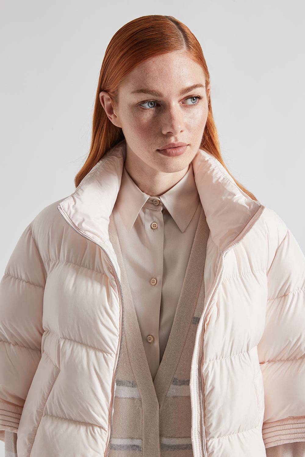 Peserico Camicia in raso di seta stretch Saldi