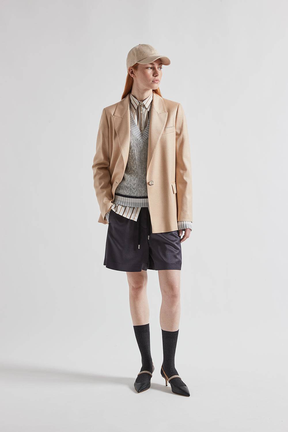 Peserico Shorts in lana viscosa Negozio
