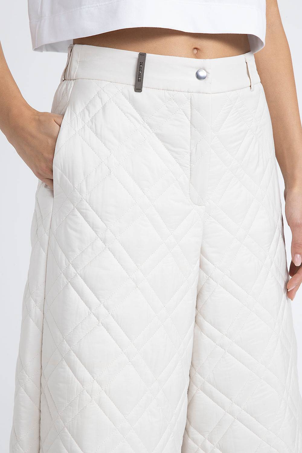 Peserico Pantalone trapuntato antigoccia Italy