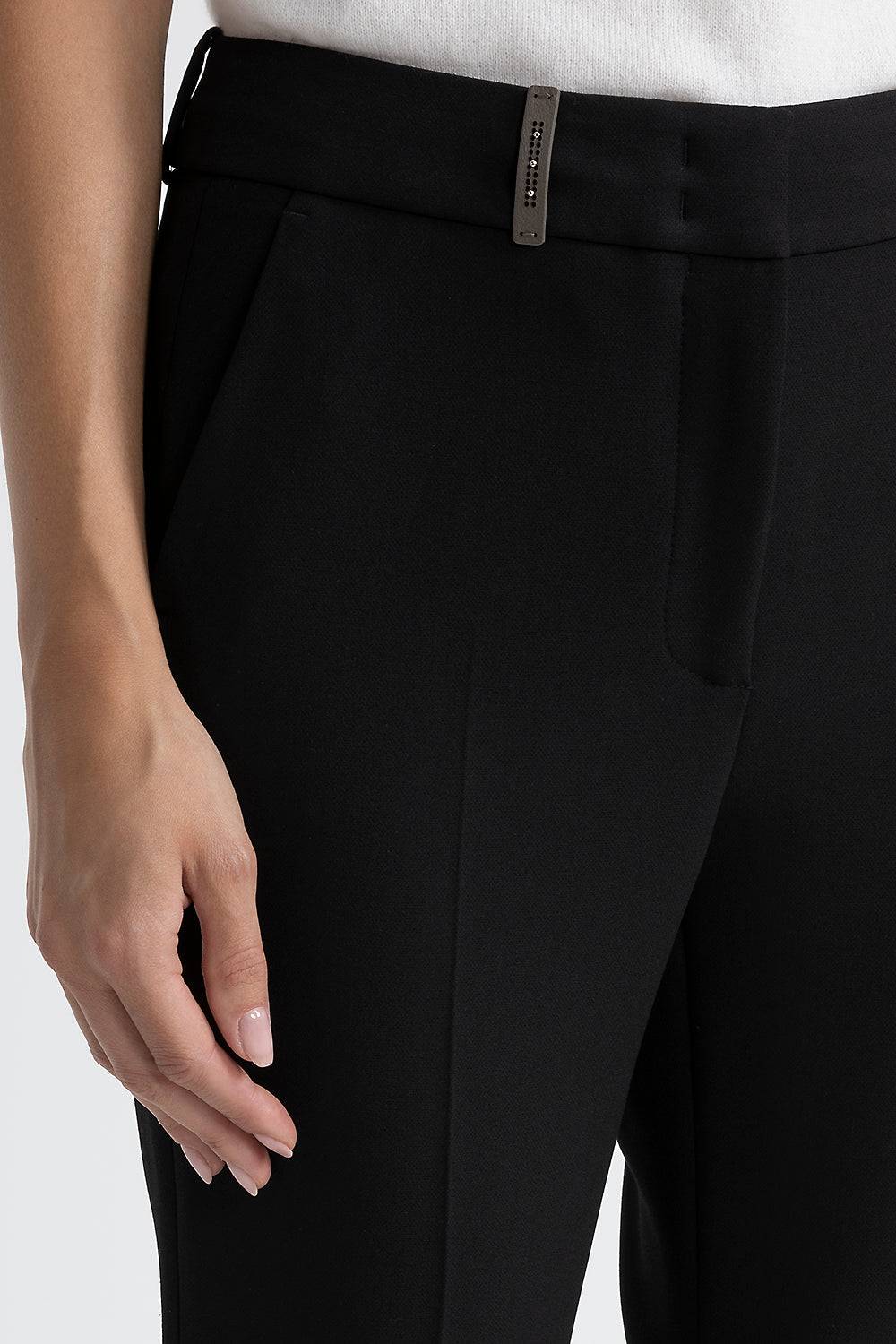 Peserico Pantalone in viscosa-cotone stretch Acquista Ora