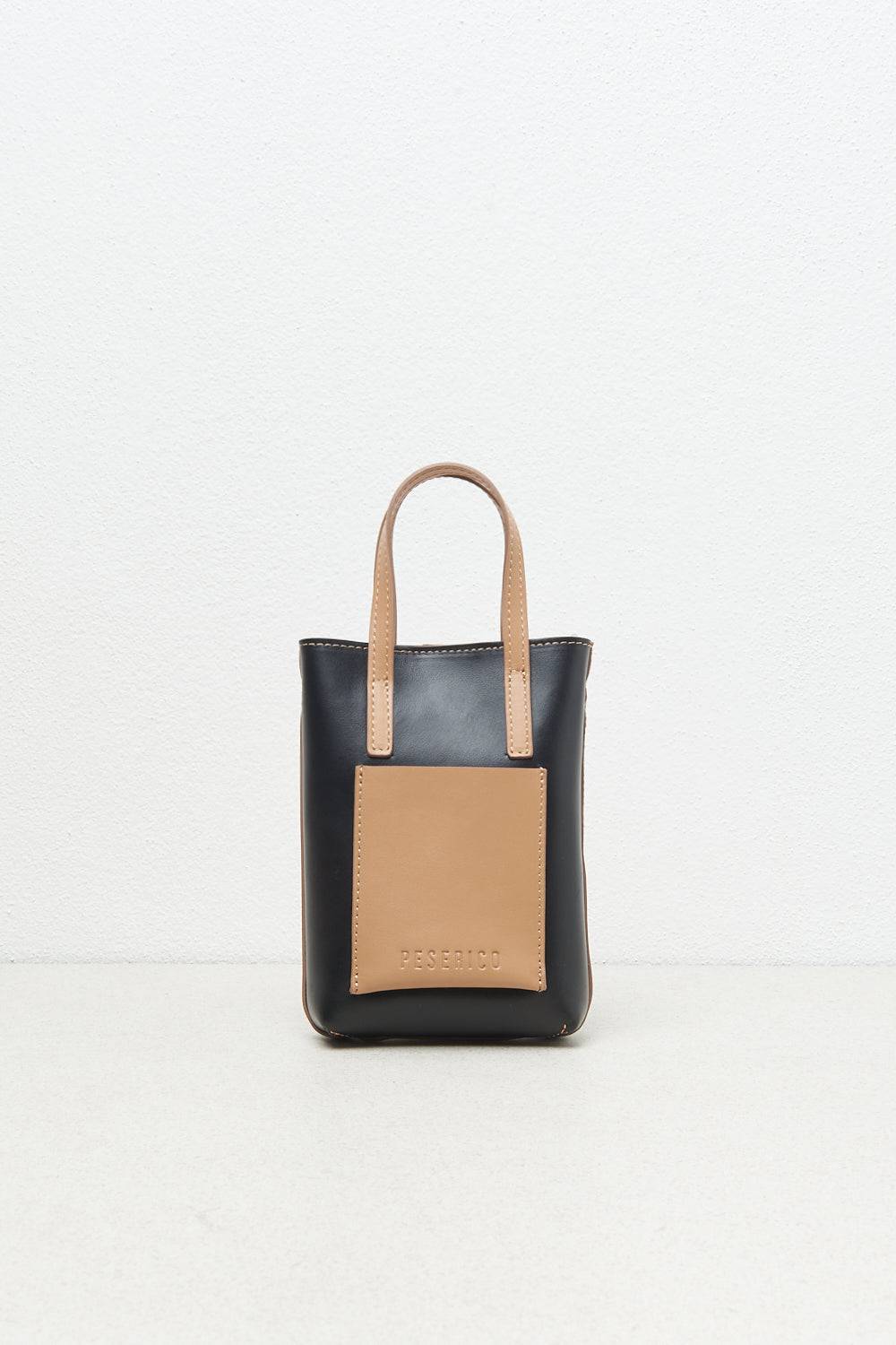 Peserico Borsa micro portacellulare in vera pelle Negozio