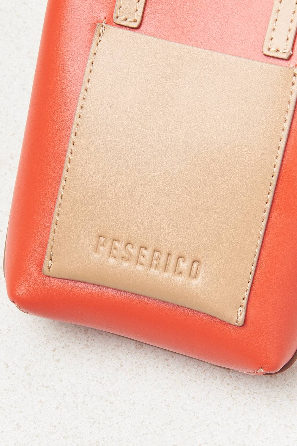 Peserico Borsa micro portacellulare in vera pelle Shopping Online
