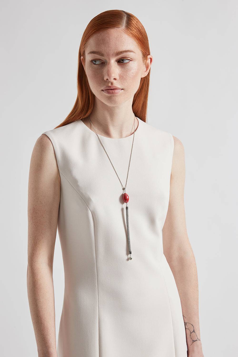 Peserico Collana lunga con pendente in vetro di Murano Saldi