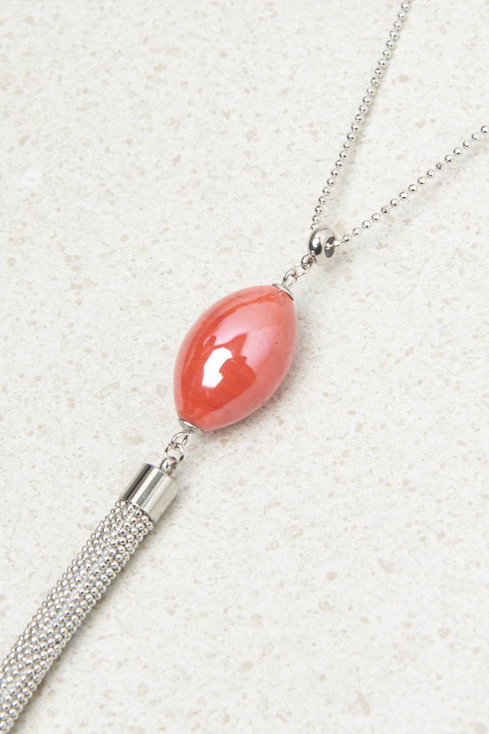 Peserico Collana lunga con pendente in vetro di Murano Saldi