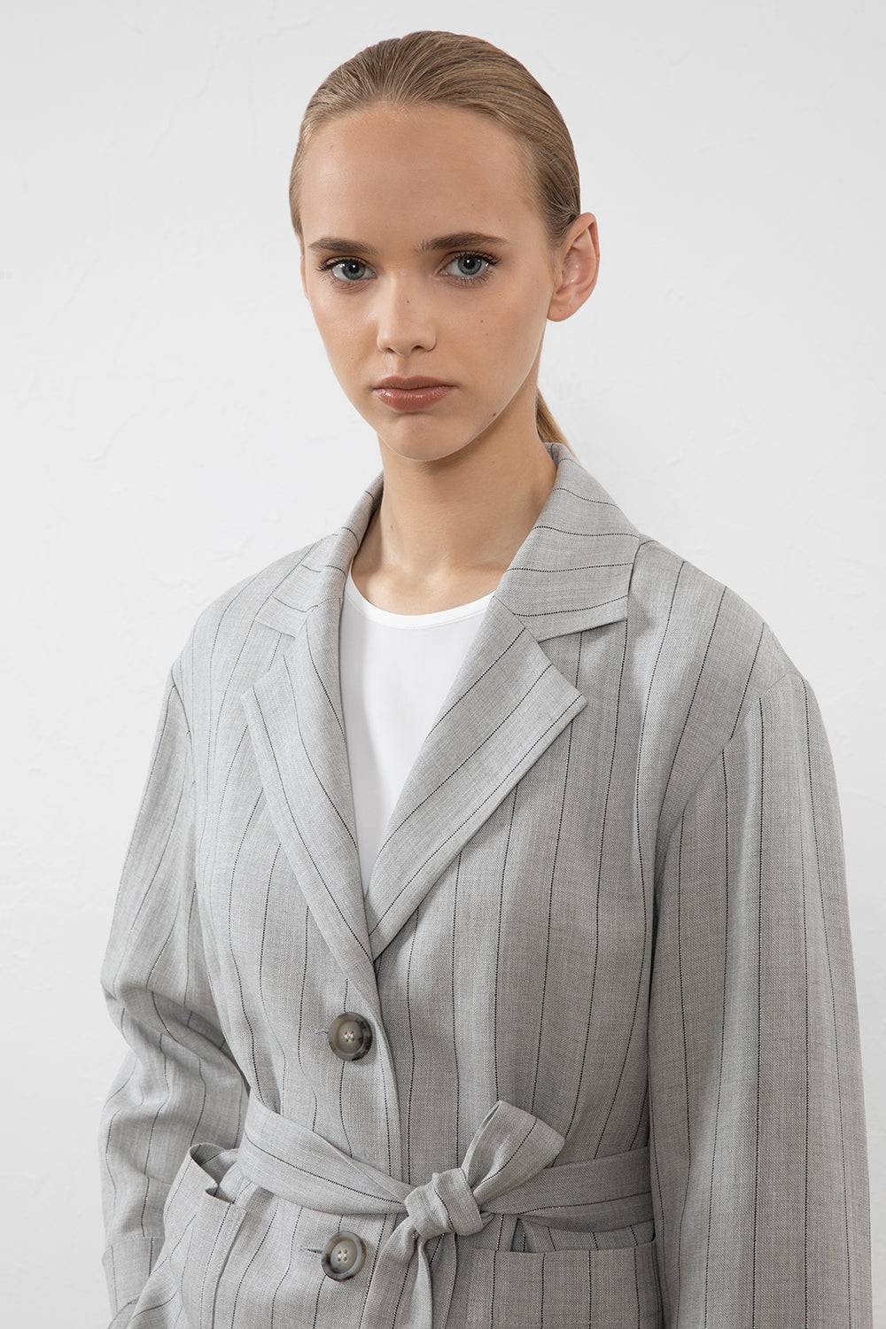 Peserico Blazer monopetto in lino, viscosa e lurex Qualità Garantita