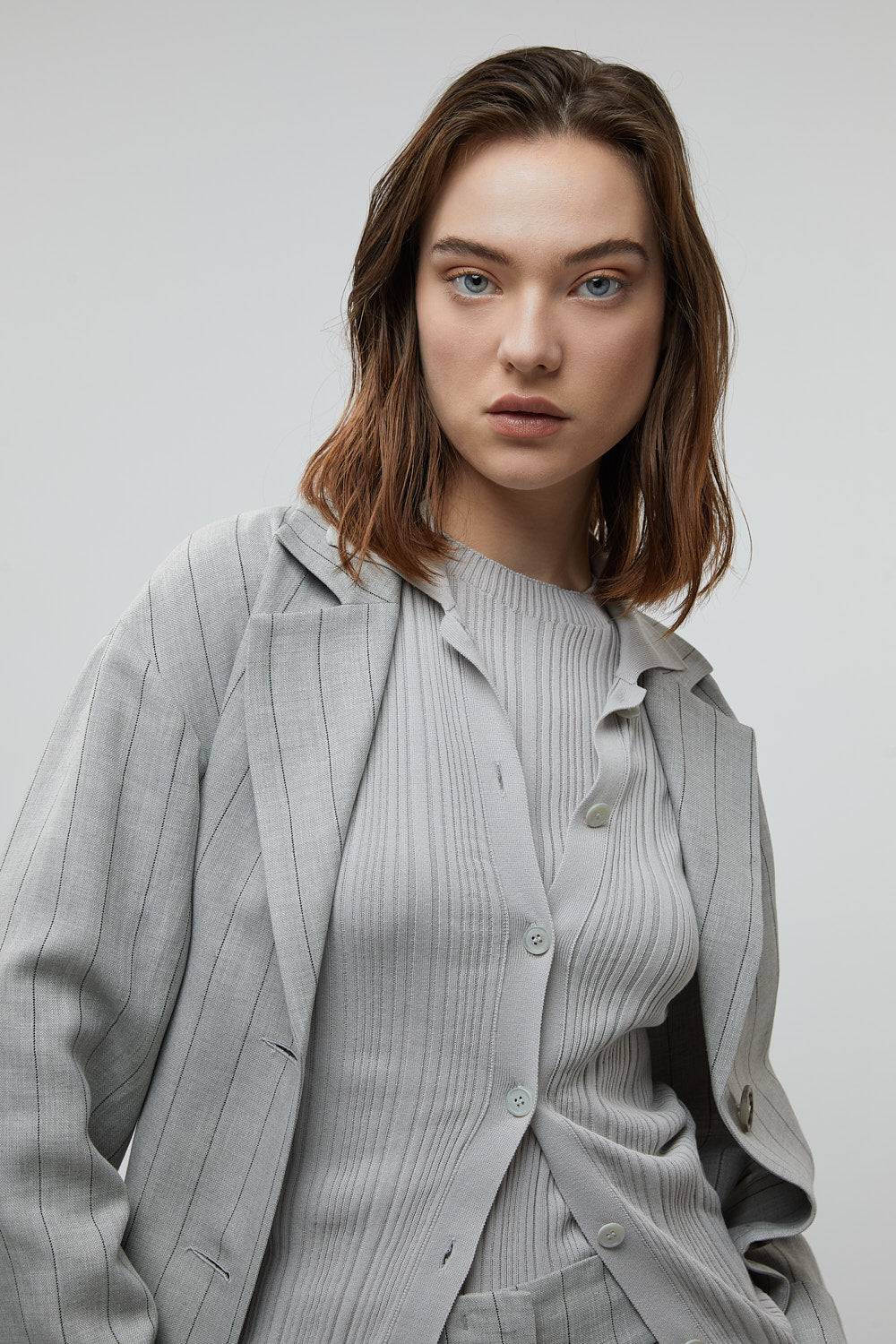 Peserico Blazer monopetto in lino, viscosa e lurex Qualità Garantita