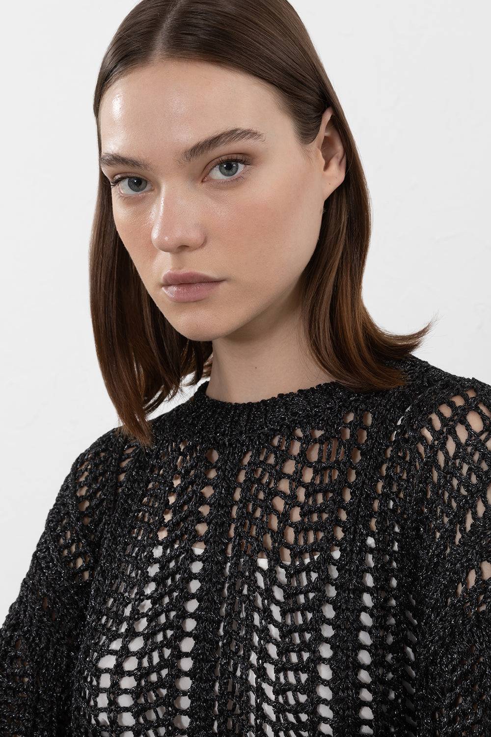 Peserico Maglia in filato di misto viscosa Sconto