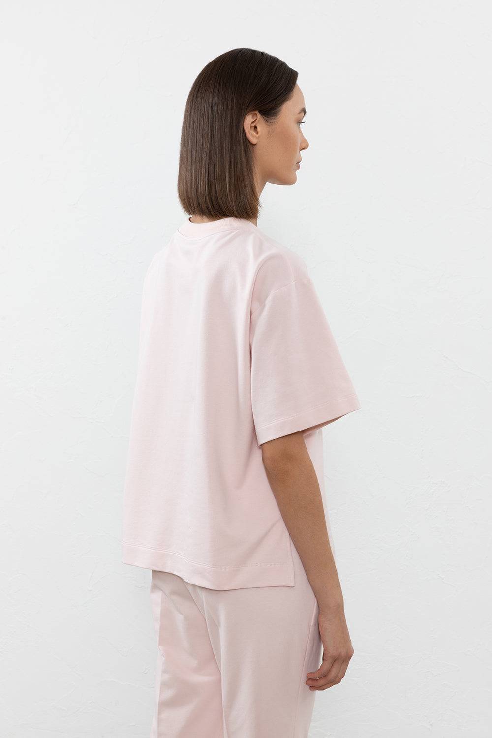 Peserico T-shirt in felpa leggera di cotone 2025