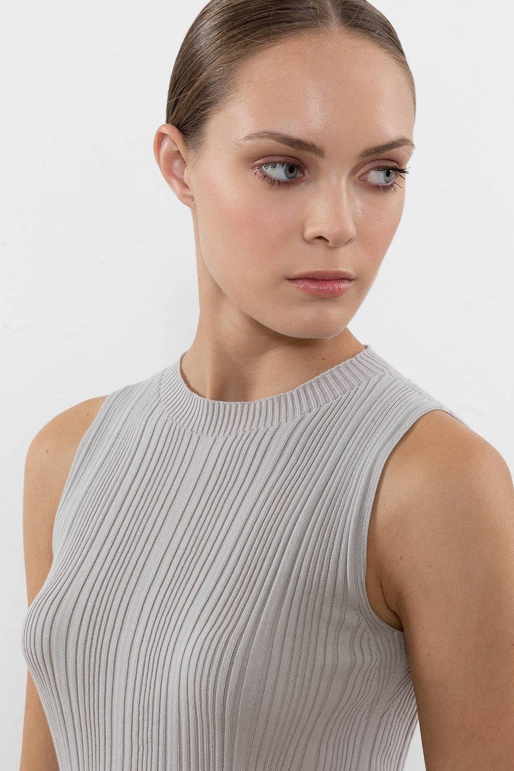 Peserico Top in filato di puro cotone crepe Vendita